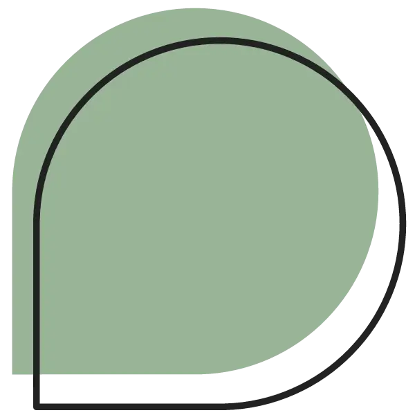 Abstrakte geometrische Sprechblase als Symbol für Dialog und Chat. Bild zum Beitrag „UI/UX Design: Warum gutes Design Dein stärkstes Conversion-Tool ist“. Thema: UI UX Design.