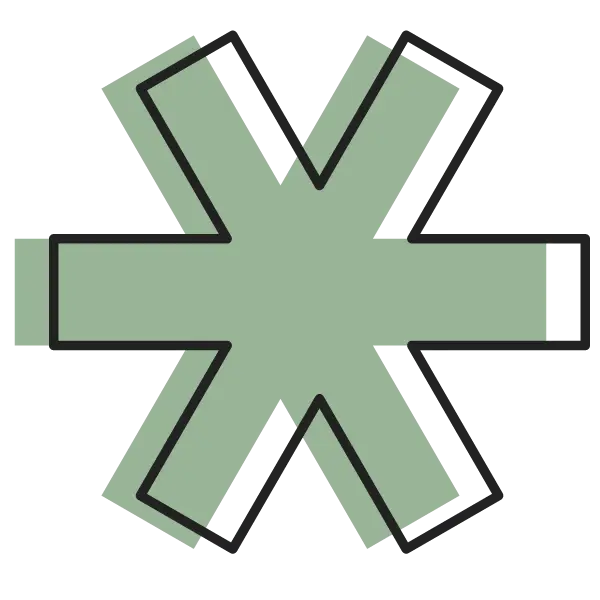 Abstrakter geometrischer Stern als Symbol für Schutz und Zugriff. Bild zum Beitrag „DSGVO-konform digitalisieren: Was KMU bei Website, KI und Cloud beachten müssen“.